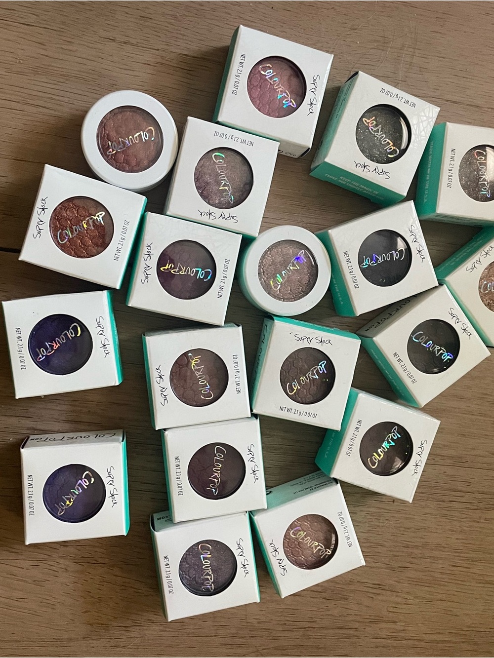 ColourPop Super Shock Singles Eyeshadow collection